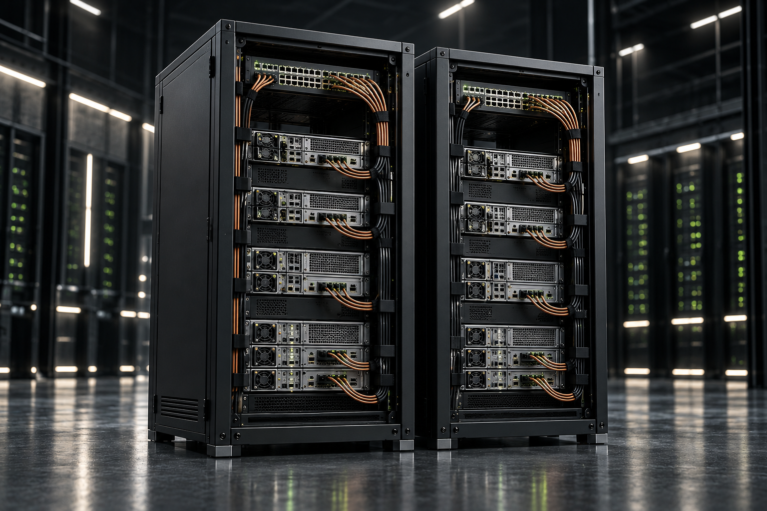 Many separate machines